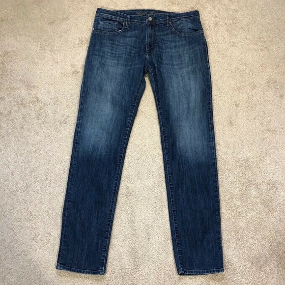 Mavi Mens Jeans Jake Slim Leg Stretch Blue Jeans - Picture 2 of 8